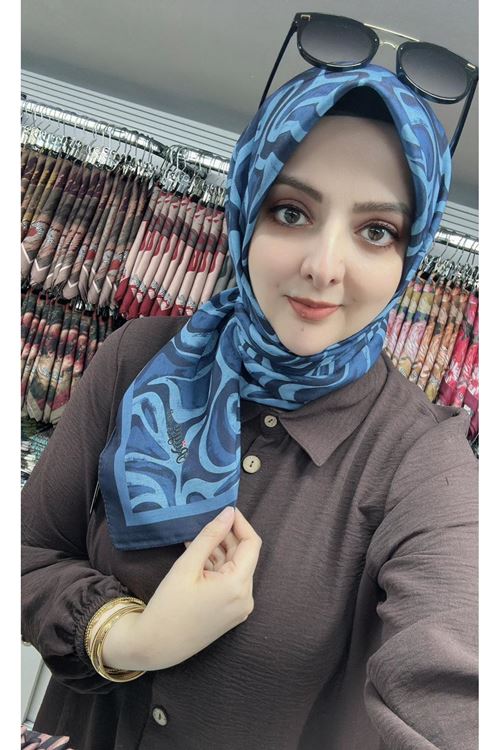 Rüya Lina Suyolu Desen Soft Eşarp Kod : 4218