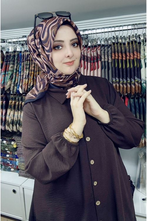 Rüya Lina Suyolu Desen Soft Eşarp Kod : 4218 