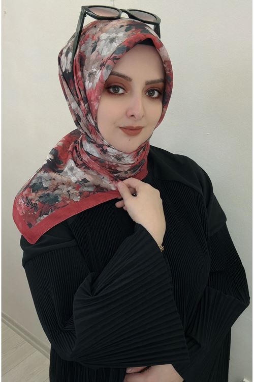 Rüya Lina Çiçek Desen Soft Eşarp  