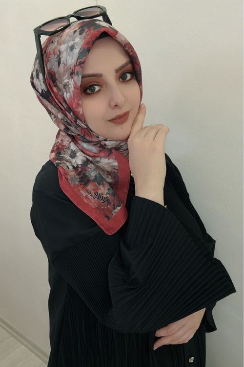 Rüya Lina Çiçek Desen Soft Eşarp  