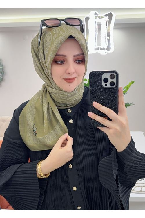 Rüya Lina Dantel Desen Soft Eşarp  