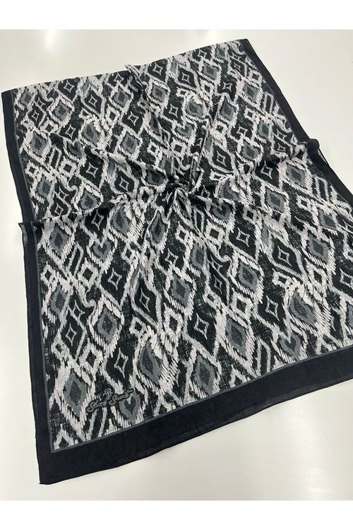 Retro Desen Kraş Şal