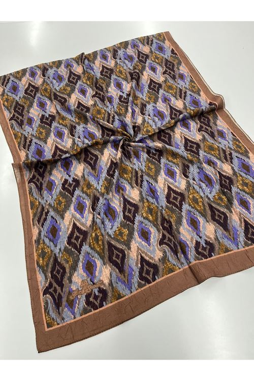 Retro Desen Kraş Şal