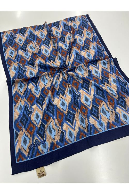 Retro Desen Kraş Şal