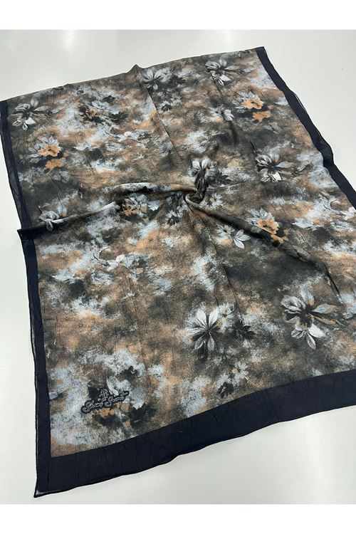 Yaprak Desen Kraş Şal 