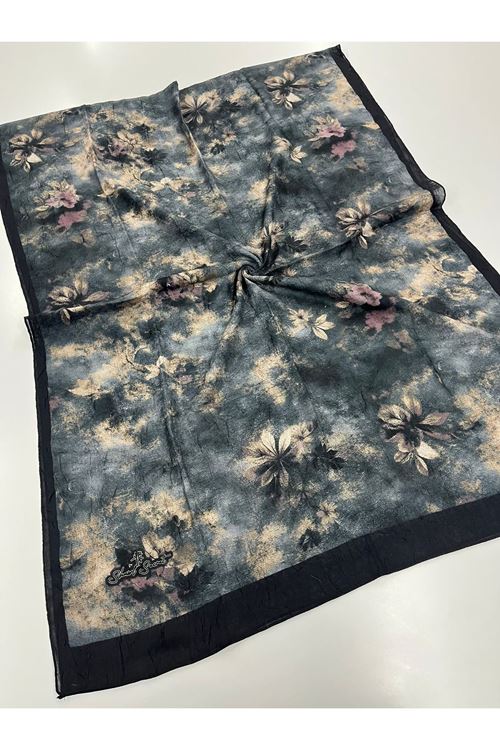 Yaprak Desen Kraş Şal 