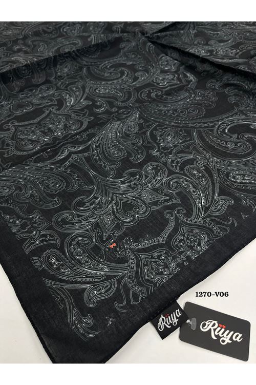 Rüya Lina Etnik Desen Soft Eşarp Kod: 1270 - V06