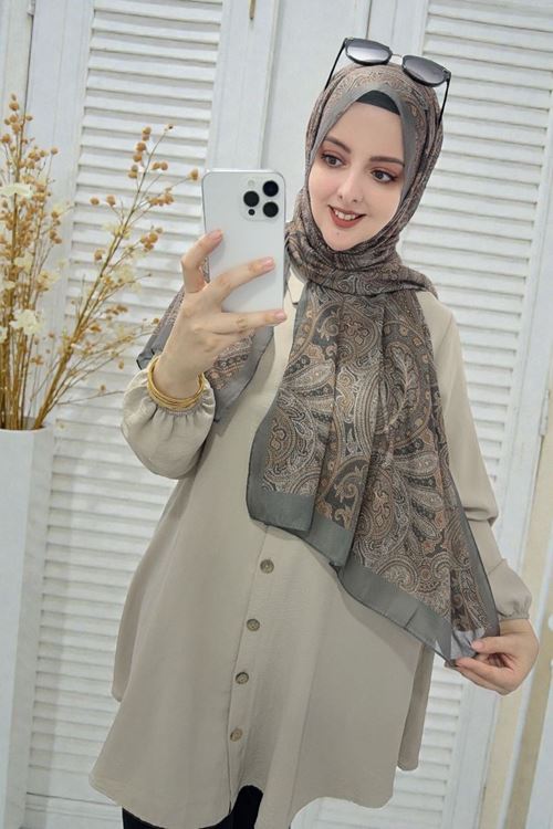Rüya Lina Etnik Desen Aura Soft Şal Kod: 3558 - V13