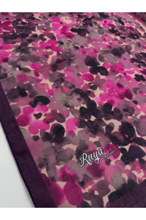 Rüya Lina Bahar Desen Soft Eşarp Kod: 3865 - V27