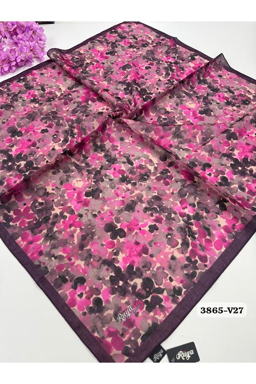 Rüya Lina Bahar Desen Soft Eşarp Kod: 3865 - V27