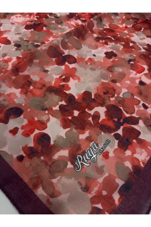 Rüya Lina Bahar Desen Soft Eşarp Kod: 3865 - V14