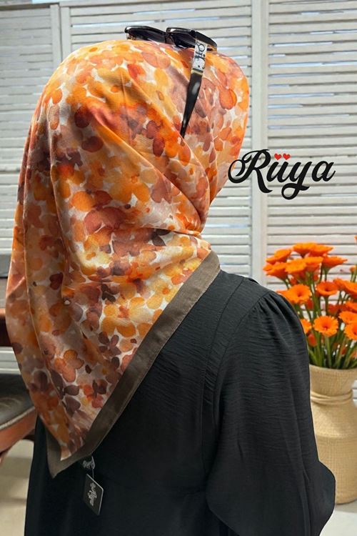 Rüya Lina Bahar Desen Soft Eşarp Kod: 3865 - V02
