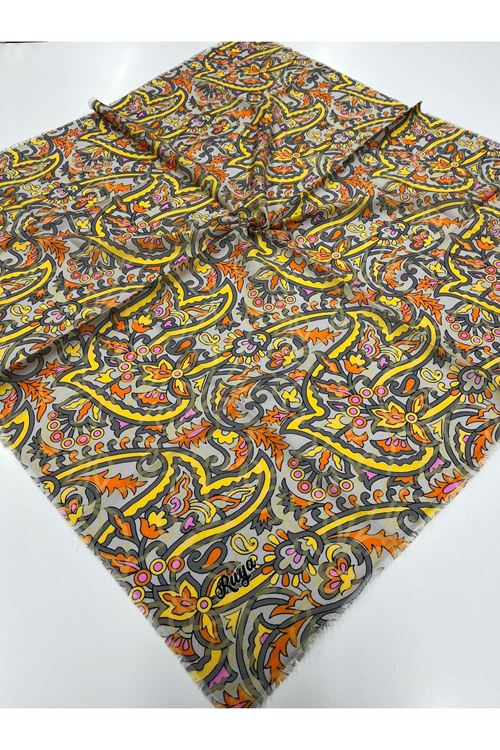Rüya Koton Eşarp Tribal Desen      