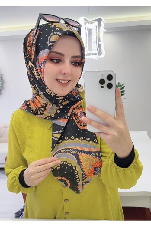 Rüya Koton Eşarp Güneş Modeli      