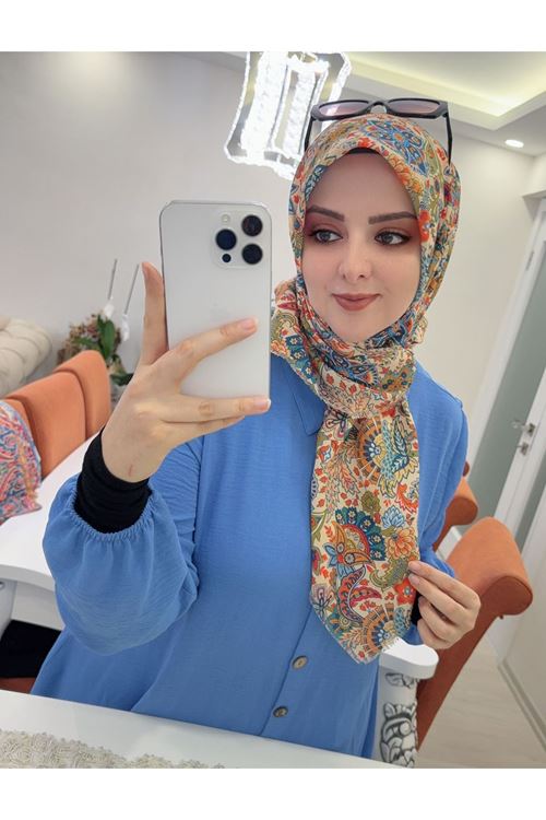 Rüya Koton Eşarp Balca Modeli   