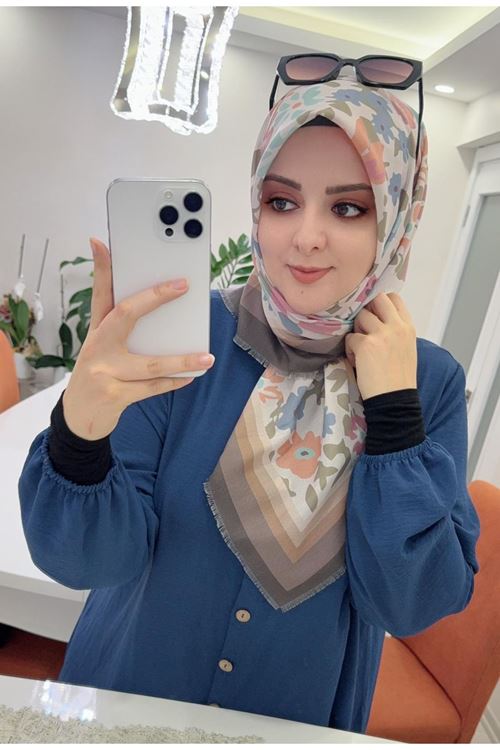 Rüya Koton Eşarp Elvan Modeli  