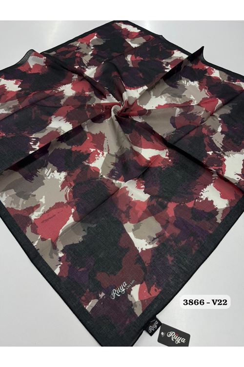 Rüya Lina Nisa Desen Soft Eşarp Kod: 3866 - V22