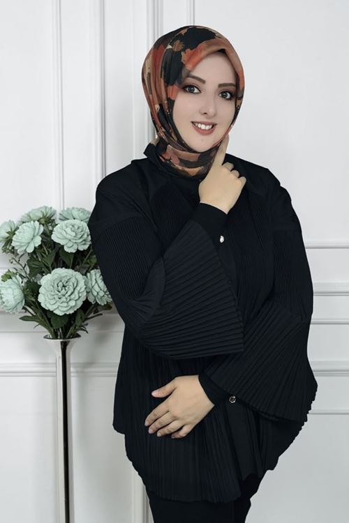 Rüya Lina Nisa Desen Soft Eşarp Kod: 3866 - V05