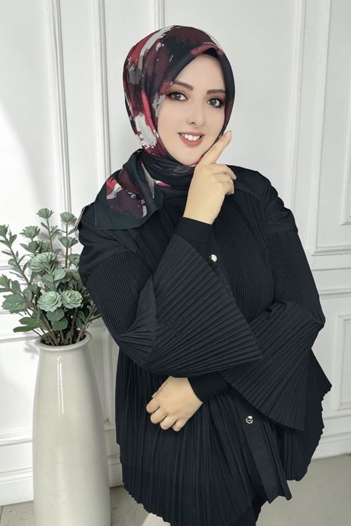 Rüya Lina Nisa Desen Soft Eşarp Kod: 3866 - V22
