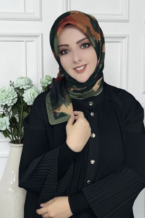 Rüya Lina Nisa Desen Soft Eşarp Kod: 3866 - V01