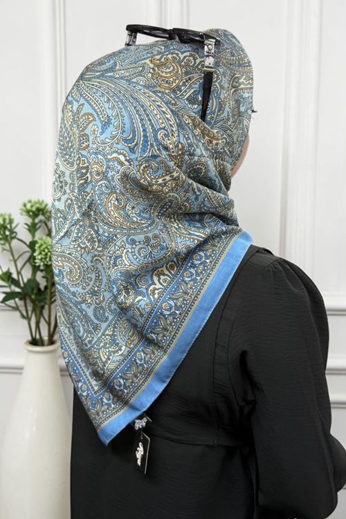 Rüya Lina Etnik Desen Soft Eşarp Kod: 1128 - V27