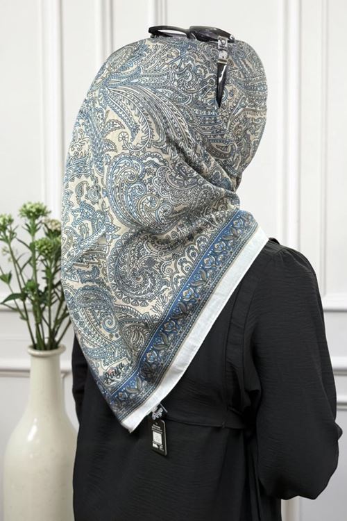 Rüya Lina Etnik Desen Soft Eşarp Kod: 1128 - V31