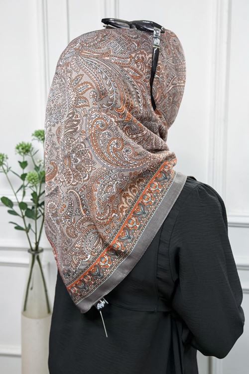 Rüya Lina Etnik Desen Soft Eşarp Kod: 1128 - V25