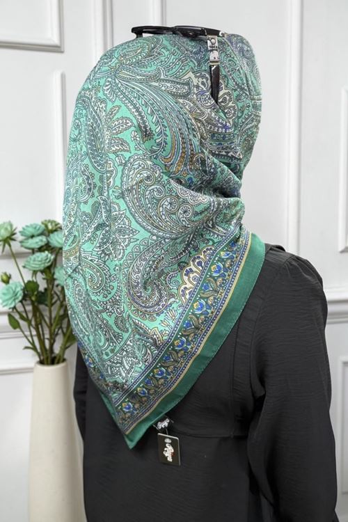 Rüya Lina Etnik Desen Soft Eşarp Kod: 1128 - V15