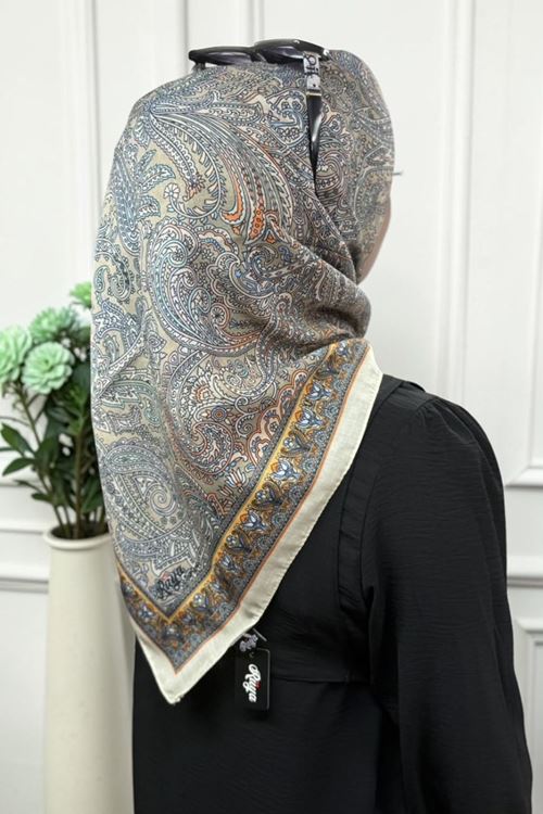 Rüya Lina Etnik Desen Soft Eşarp Kod: 1128 - V11