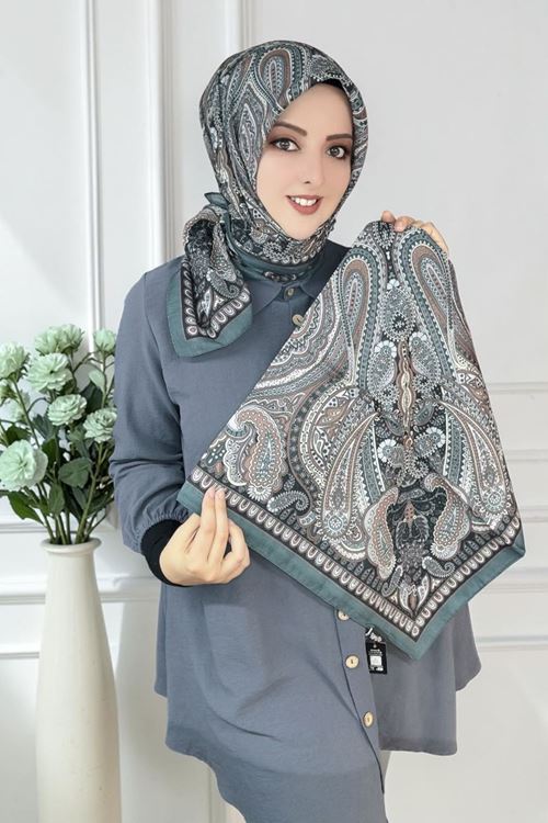 Rüya Lina Etnik Etro Desen Soft Eşarp Kod : 3225
