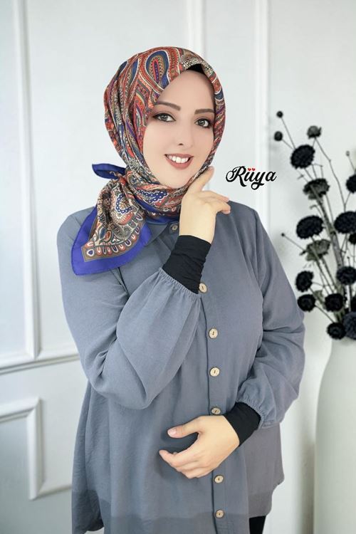Rüya Lina Etnik Etro Desen Soft Eşarp Kod : 3225