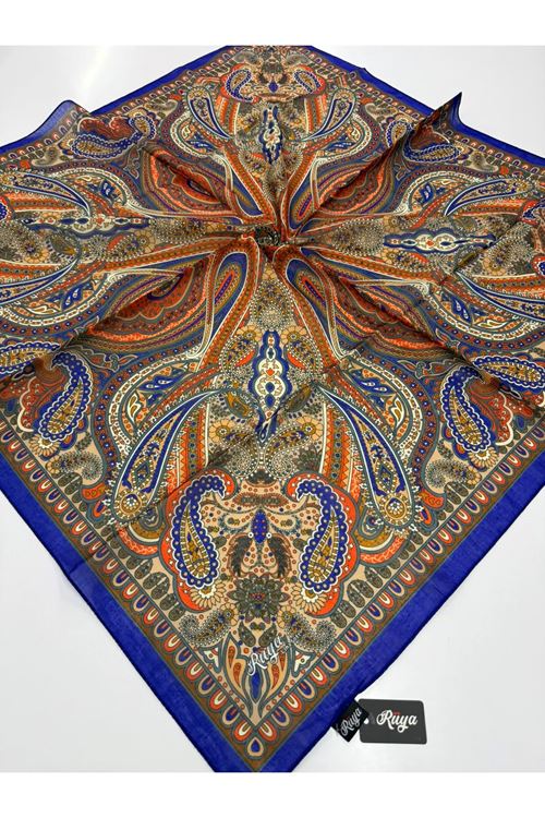 Rüya Lina Etnik Etro Desen Soft Eşarp Kod : 3225