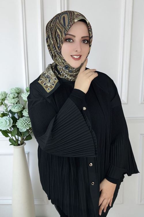 Rüya Lina Etnik Etro Desen Soft Eşarp Kod : 3225