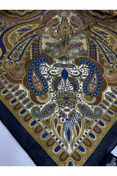 Rüya Lina Etnik Etro Desen Soft Eşarp Kod : 3225