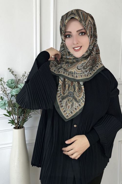 Rüya Lina Etnik Etro Desen Soft Eşarp Kod : 3225