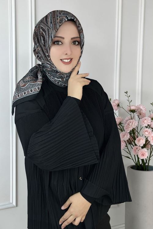 Rüya Lina Etnik Etro Desen Soft Eşarp Kod : 3225