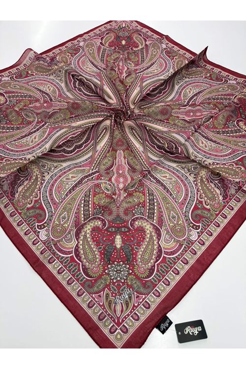 Rüya Lina Etnik Etro Desen Soft Eşarp Kod : 3225