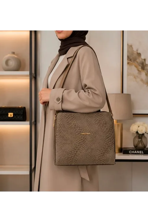 Unıty Bag Noır - Vizon