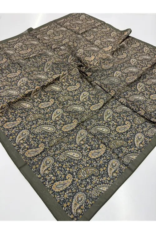 Etnik Minik Çiçek Soft Eşarp Kod: 3232