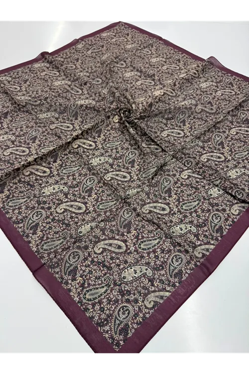 Etnik Minik Çiçek Soft Eşarp Kod: 3232
