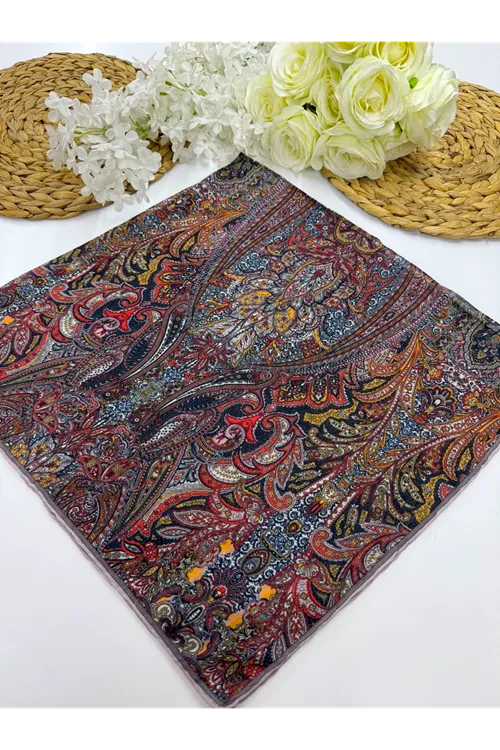 Etnik Desen Soft Eşarp Kod : 5252