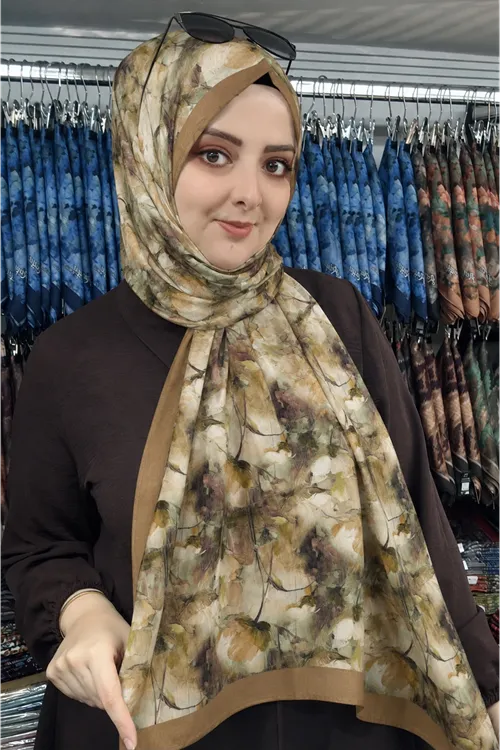 Gelincik Desen Kraş Şal