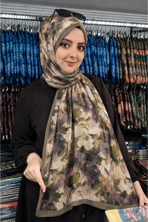 Gelincik Desen Kraş Şal