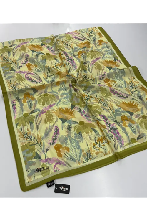Rüya  Flora Desen Aura Soft Şal 