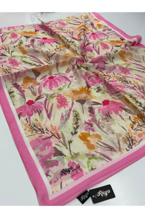 Rüya  Flora Desen Aura Soft Şal