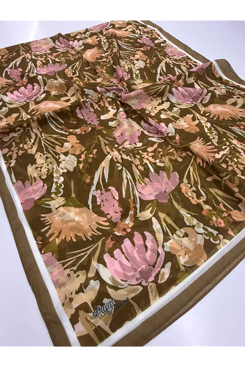Rüya  Flora Desen Aura Soft Şal