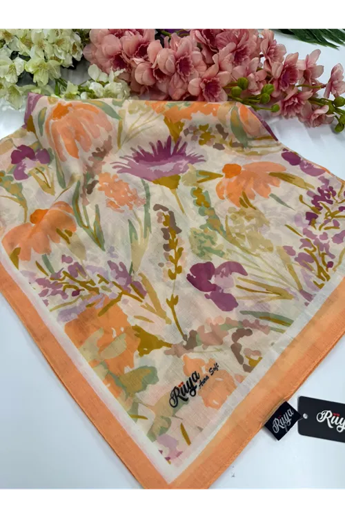 Rüya Flora Desen Aura Soft Şal