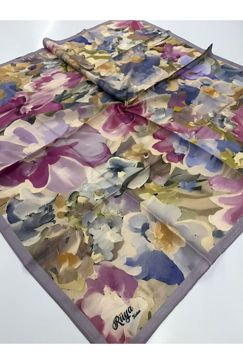 Rüya Koton Soft Eşarp Batik Desen
