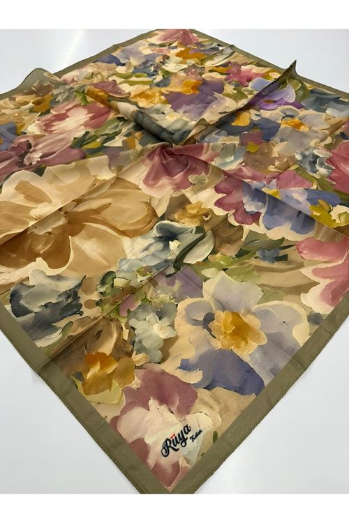 Rüya Koton Soft Eşarp Batik Desen