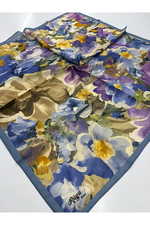 Rüya Koton Soft Eşarp Batik Desen